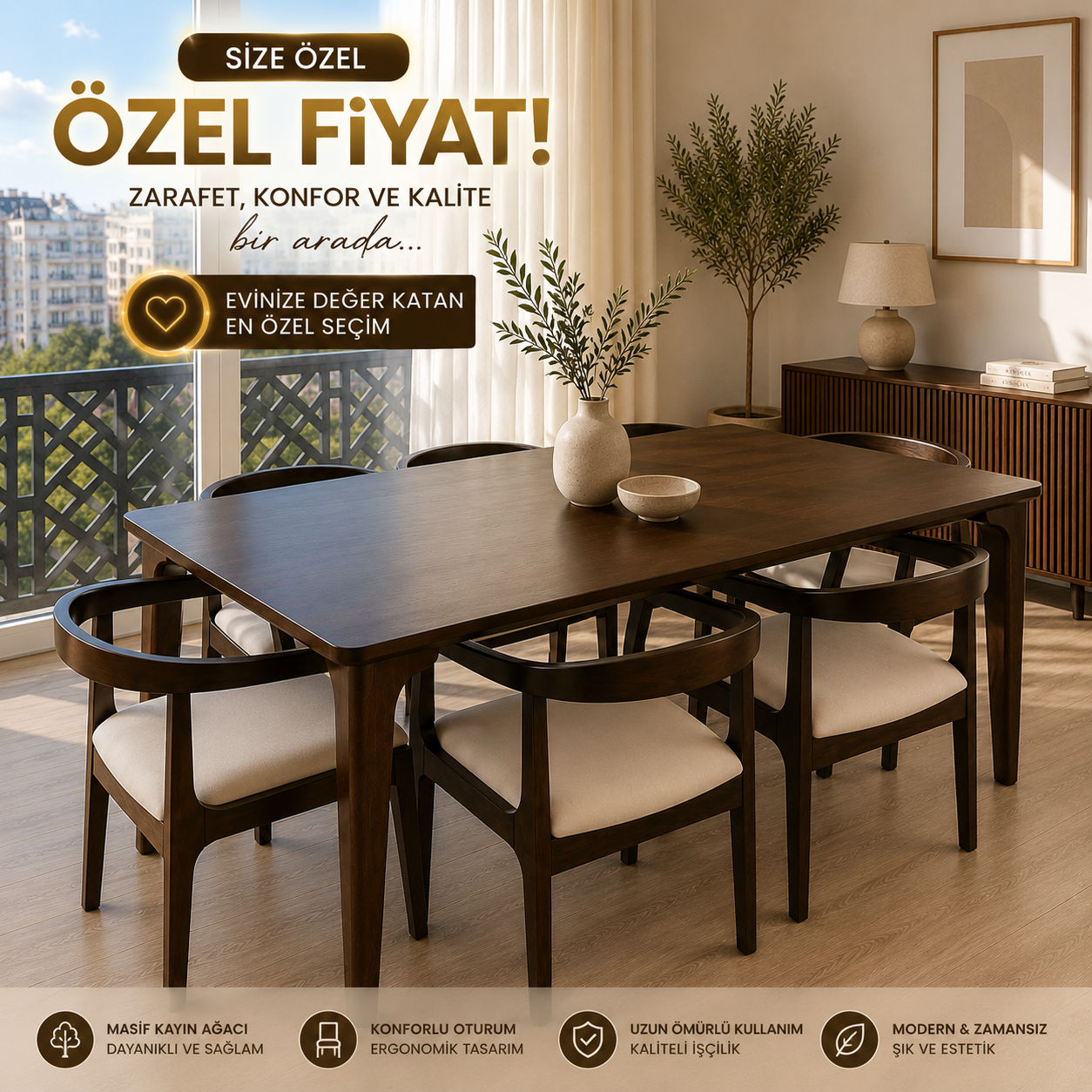 Soft Masa Sandalye Takımı
